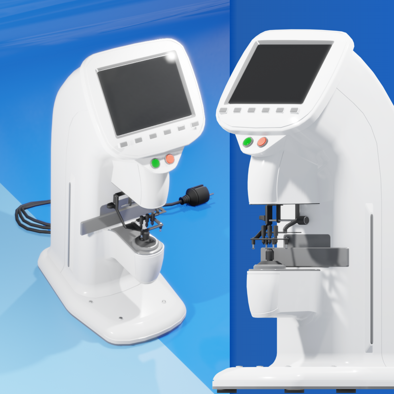 Dioptromierz jest urządzeniem stanowiącym podstawowe wyposażenie pracowni optycznej. Jego podstawowa funkcja to mierzenie mocy czołowej soczewki okularowej. Dzięki temu możliwe jest wyznaczenie środków optycznych soczewki okularowej i poprawne jej wycentrowanie w okularach klienta.