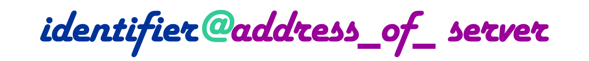 zapis przykładowego adresu mailowego: identifier @ address of server