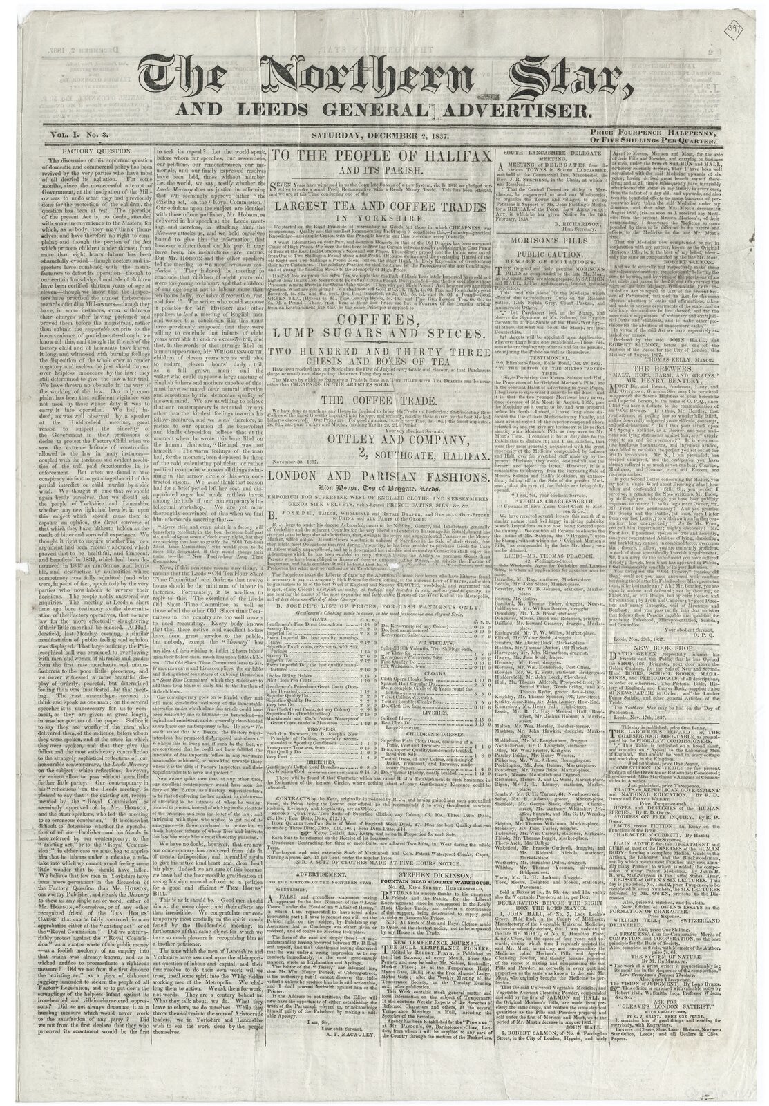 Zdjęcie przedstawia stronę papierowej gazety. Jest ona cała zadrukowana tekstem zapisanym czarną czcionką. W jej górnej części znajduje się tytuł. 
