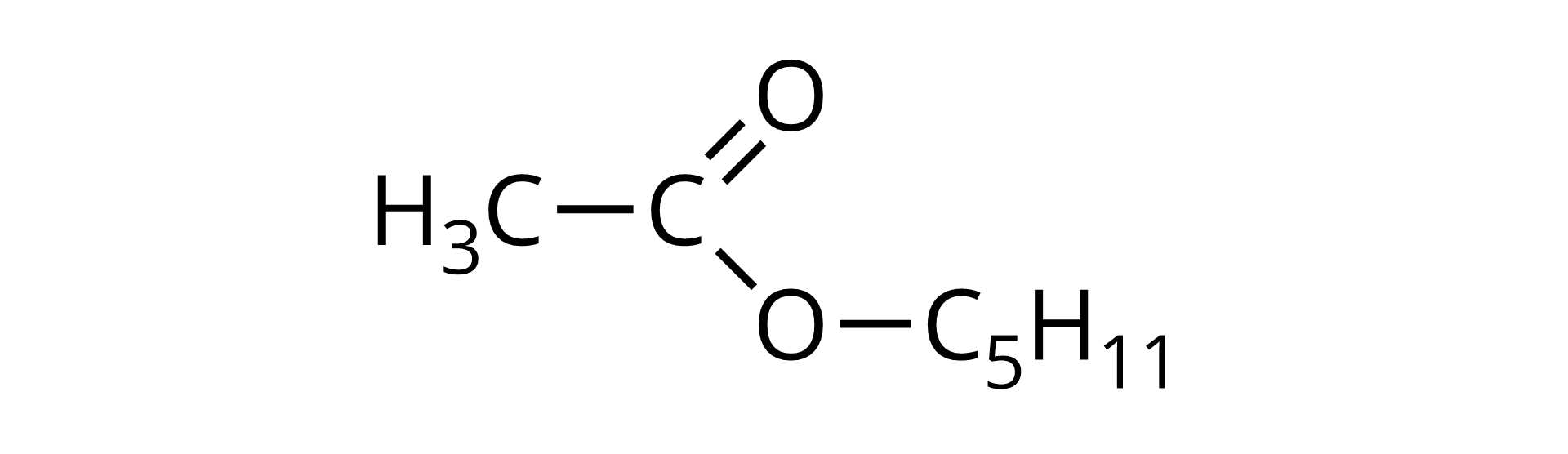 Na ilustracji jest wzór. Opis od lewej strony - grupa metylowa połączona jest wiązaniem pojedynczym z atomem węgla, który łączy się z dwoma atomami tlenu: z jednym wiązaniem podwójnym, z drugim atomem wiązaniem pojedynczym. Drugi atom tlenu łączy się wiązaniem pojedynczym z grupą C indeks dolny 5 H indeks dolny 11.   