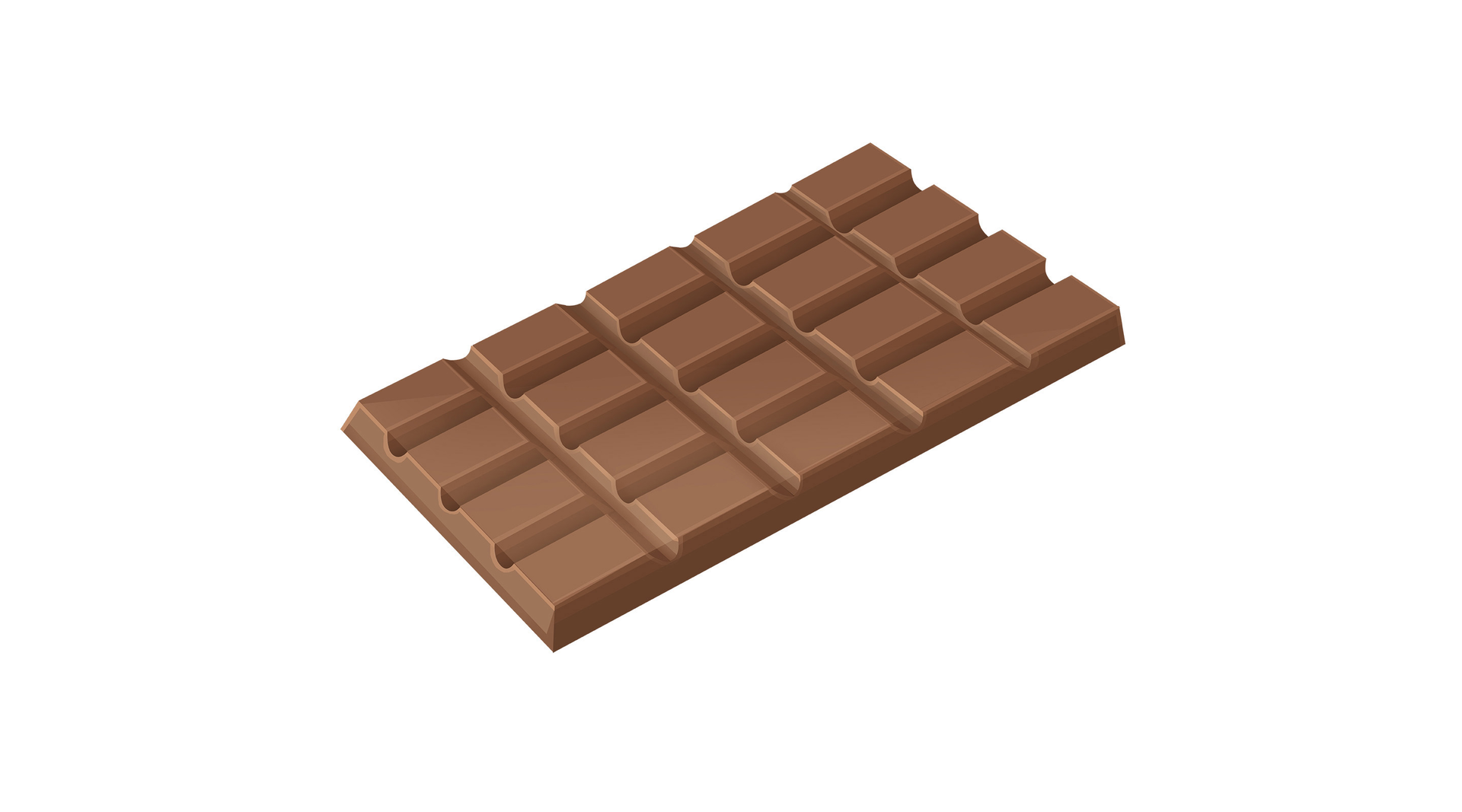 Ilustracja przedstawia tabliczkę czekolady.