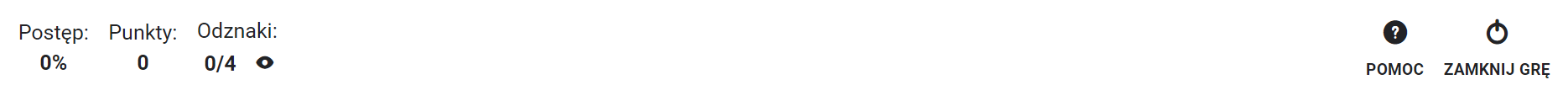 Pasek postępu w grze
