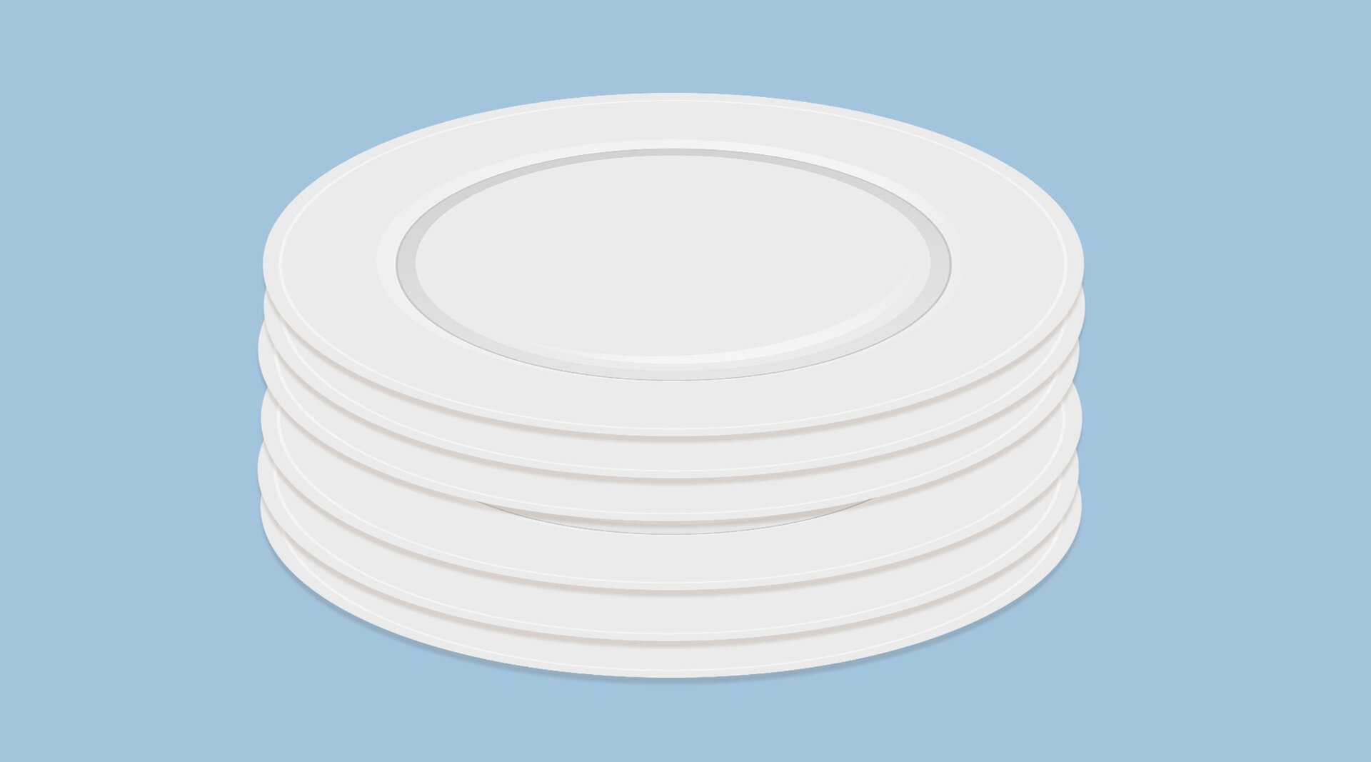 Na ilustracji znajdują się talerze.