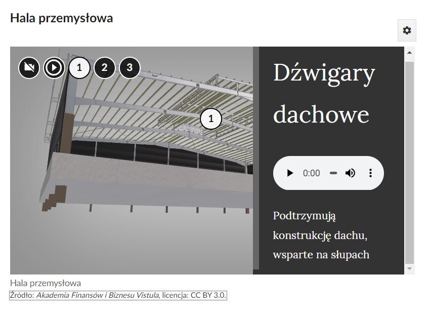 Przykładowe rozwinięcie panelu w wizualizacji