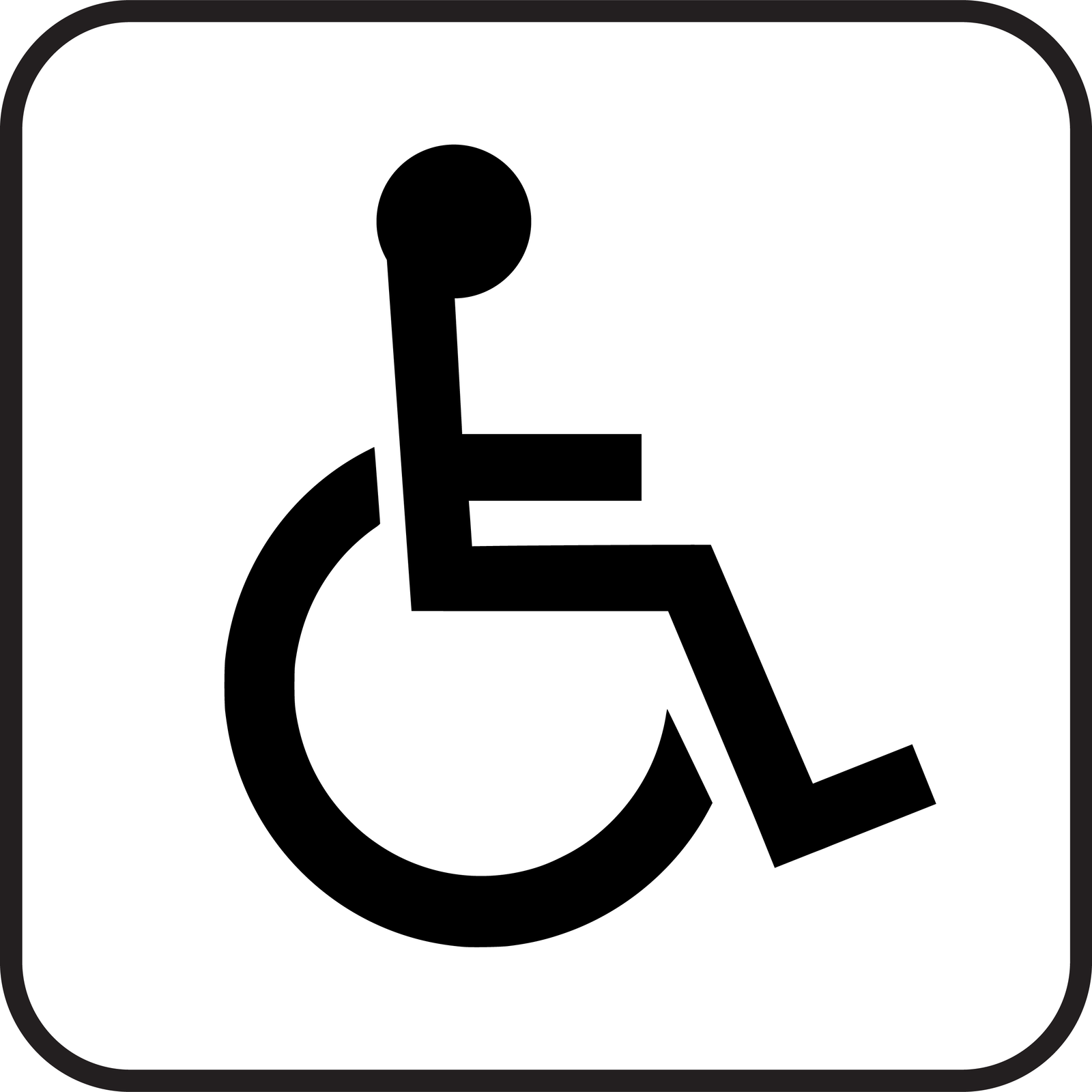 Piktogram - niepełnosprawni