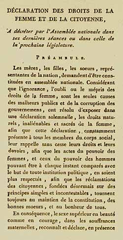 Ilustracja przedstawia stronę zadrukowanego tekstu w języku francuskim.