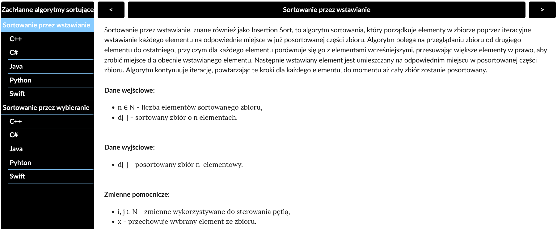 Grafika przedstawia widok atlasu interaktywnego. W centrum znajduje się plansza. Tytuł otwartej zakładki umieszczony jest na belce nad planszą. Po lewej stronie widoczny jest spis treści.