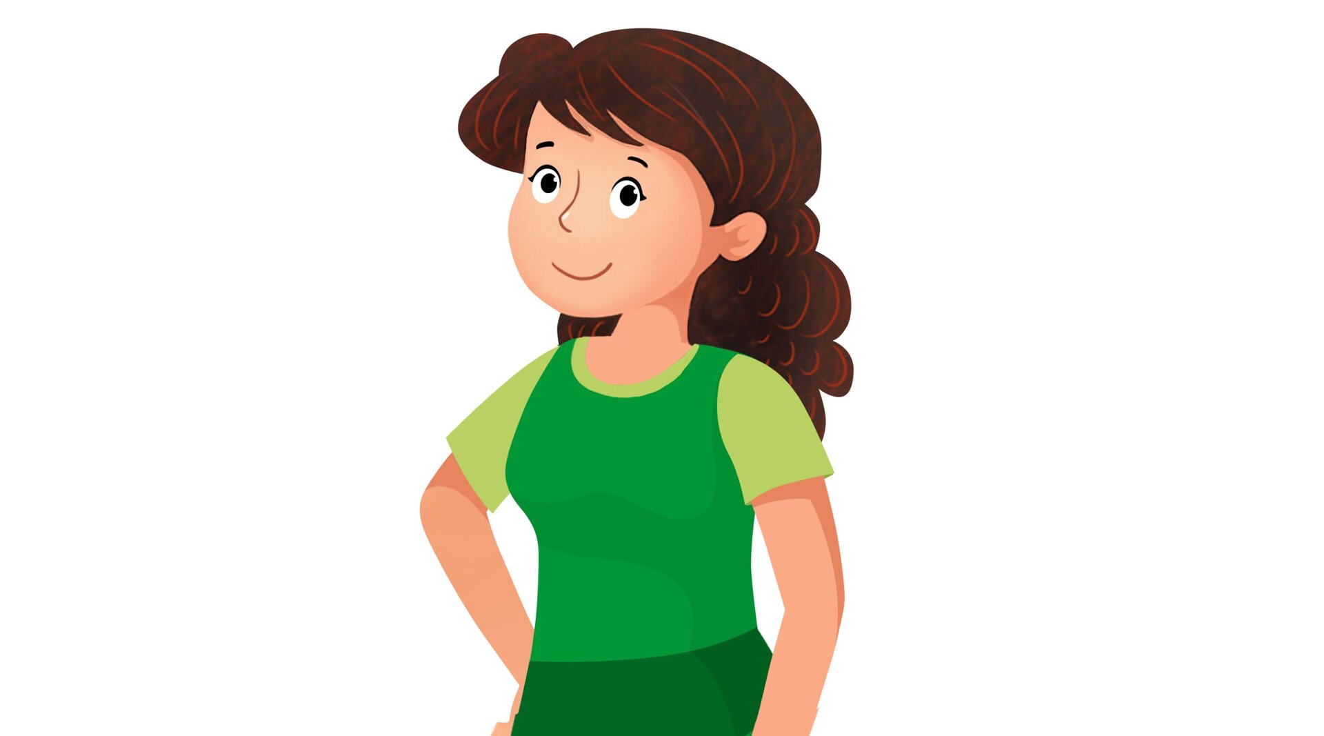 Na ilustracji znajduje się kobieta.