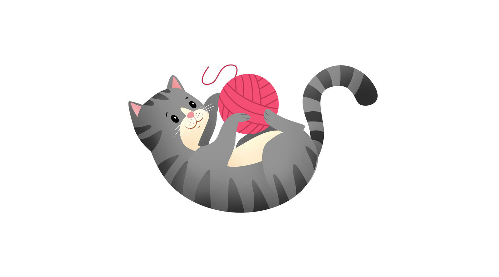 Na ilustracji znajduje się kot.