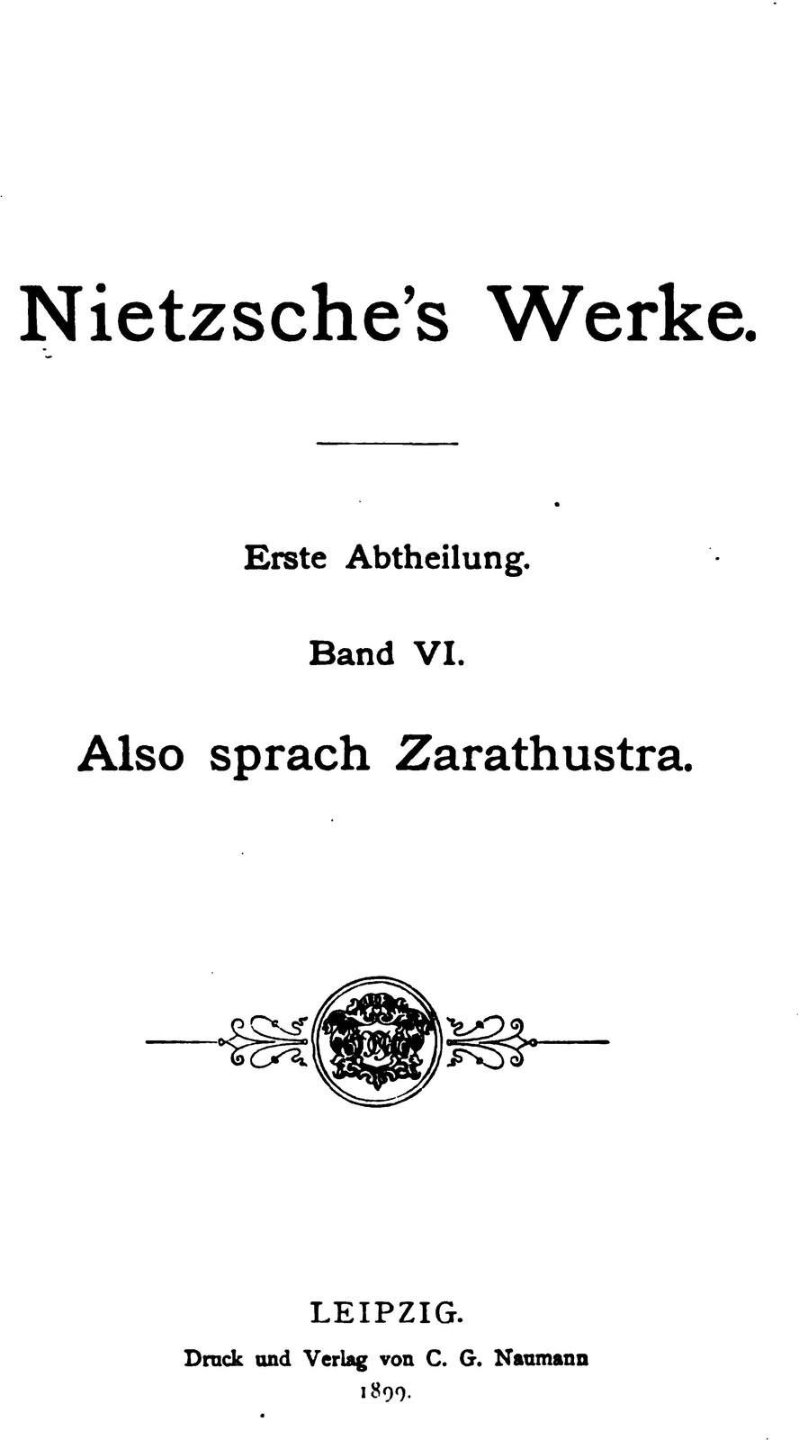 Ilustracja przedstawia stronę tytułową w języku niemieckim.