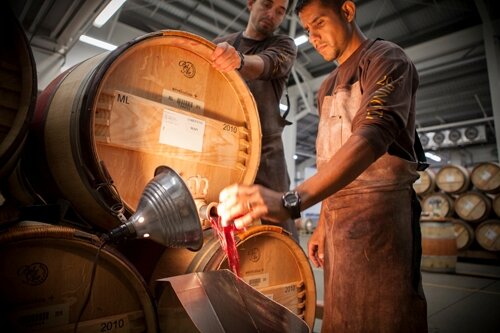 Obciąg, czyli zlewanie wina