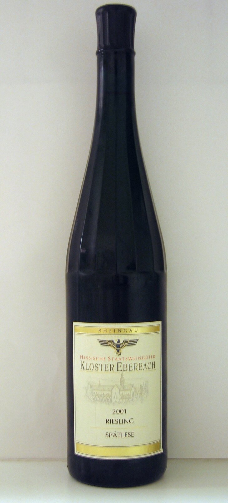 Butelka reńskiego Rieslinga