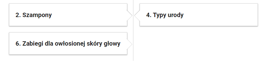 Widok na przykładowe ćwiczenia powiązane