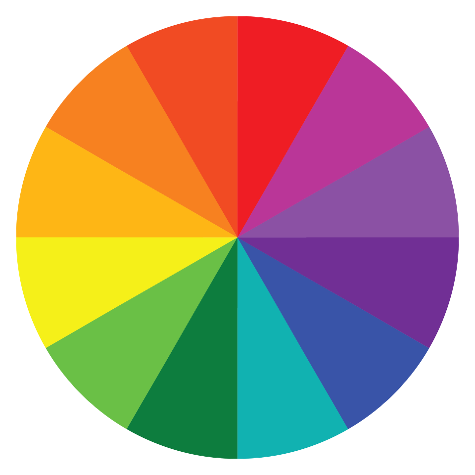 Ilustracja prezentuje koło, w które wrysowano kolory tęczy.