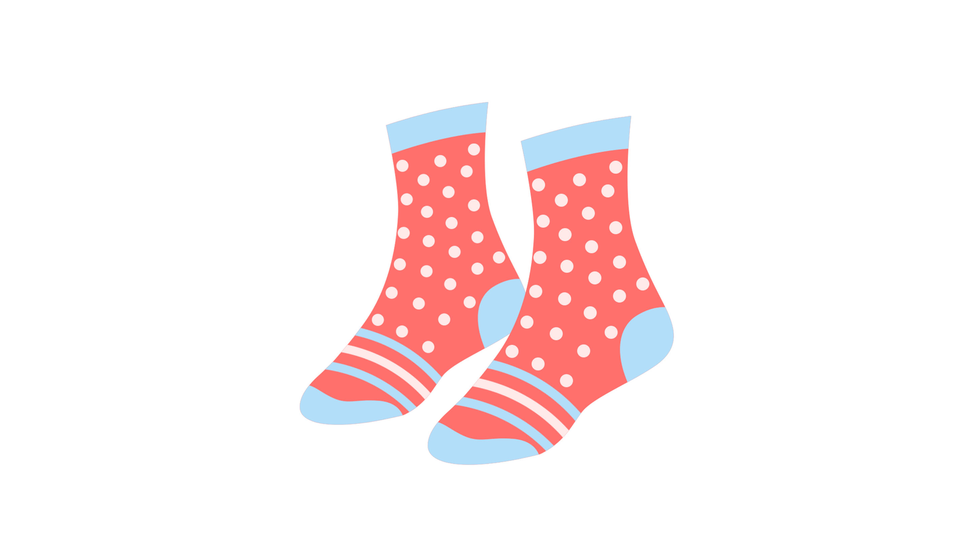 Na ilustracji znajdują się skarpety.