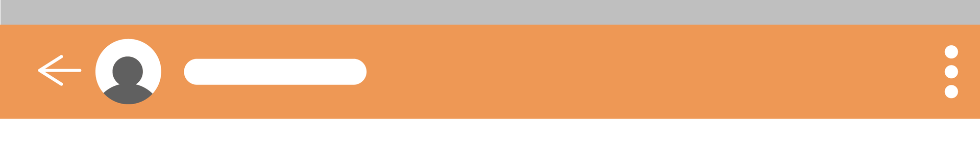 Grafika imituje górną belkę komunikatora internetowego. 