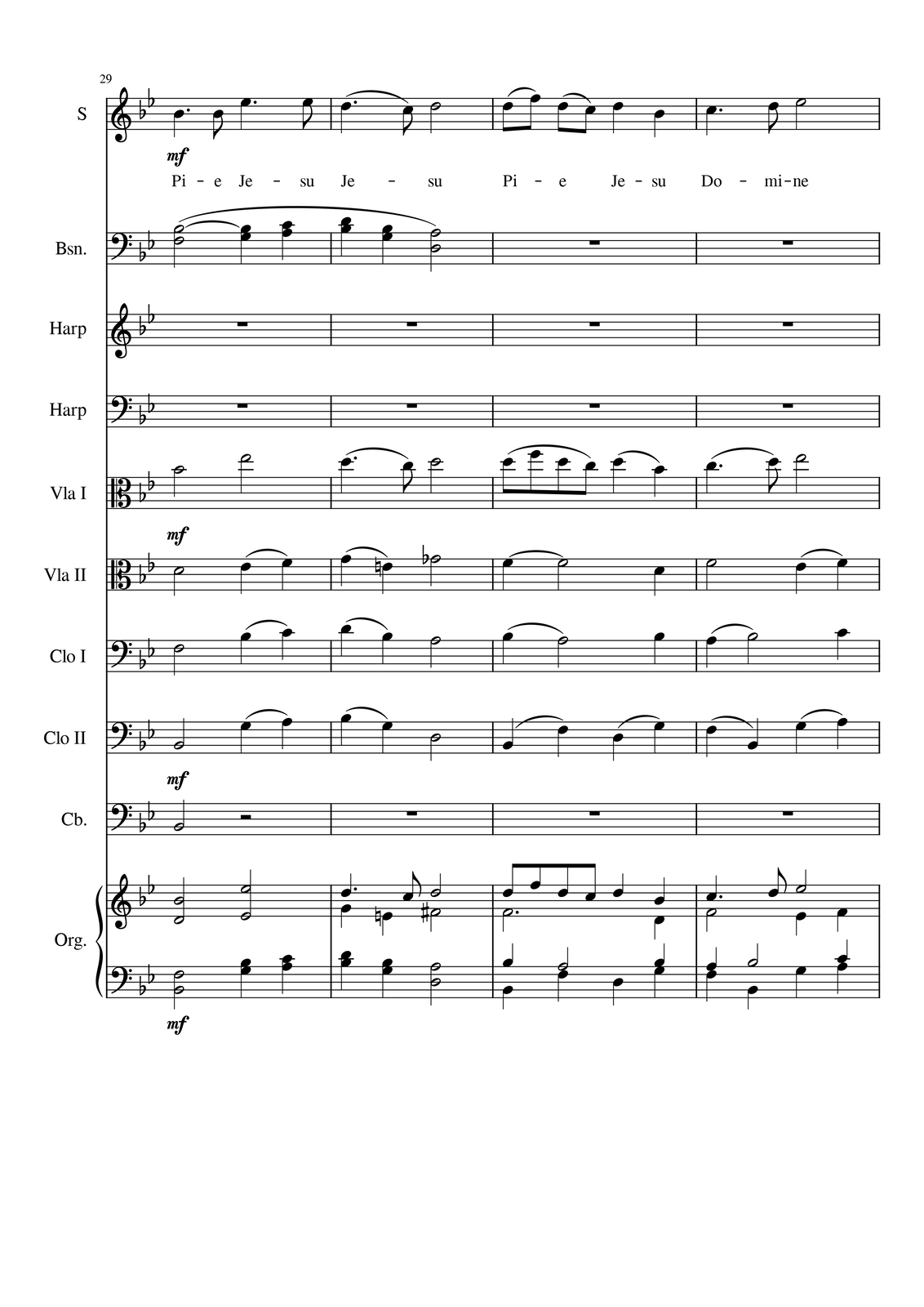 Ilustracja przedstawia stronę partytury utworu.