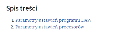 Grafika przedstawia spis odcinków filmu instruktażowego.