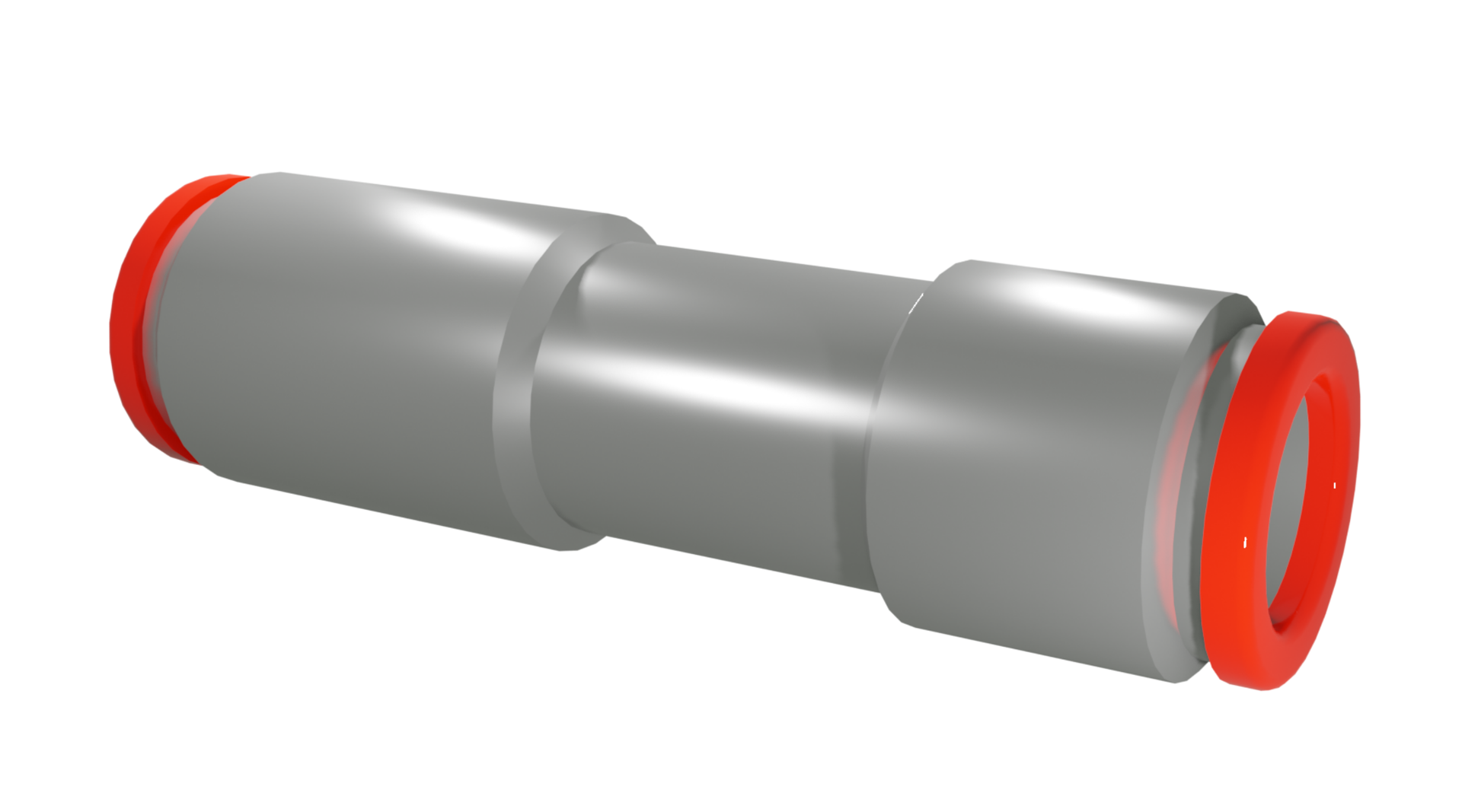 Zawór zwrotny ma postać podłużnej rurki pustej w środku. Oba jej końce zabezpieczone są dodatkowym materiałem.