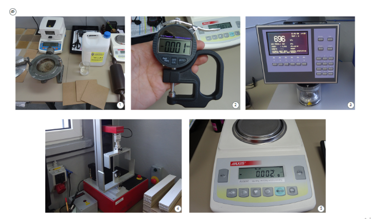 Zdjęcie przedstawia planszę ze znacznikami. Plansza składa się z pięciu zdjęć, przy których zostały umieszczone numery zawierające dodatkowe informacje o przedstawionych na zdjęciach elementach.