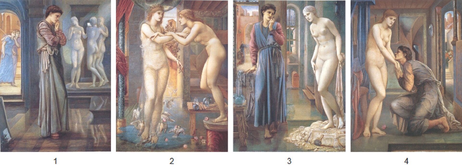 Odpowiedz na pytanie: Z jakiego tworzywa Pigmalion wyrzeźbił posąg Galatei? Możliwe odpowiedzi: 1. z marmuru, 2. z brązu, 3. z kości słoniowej