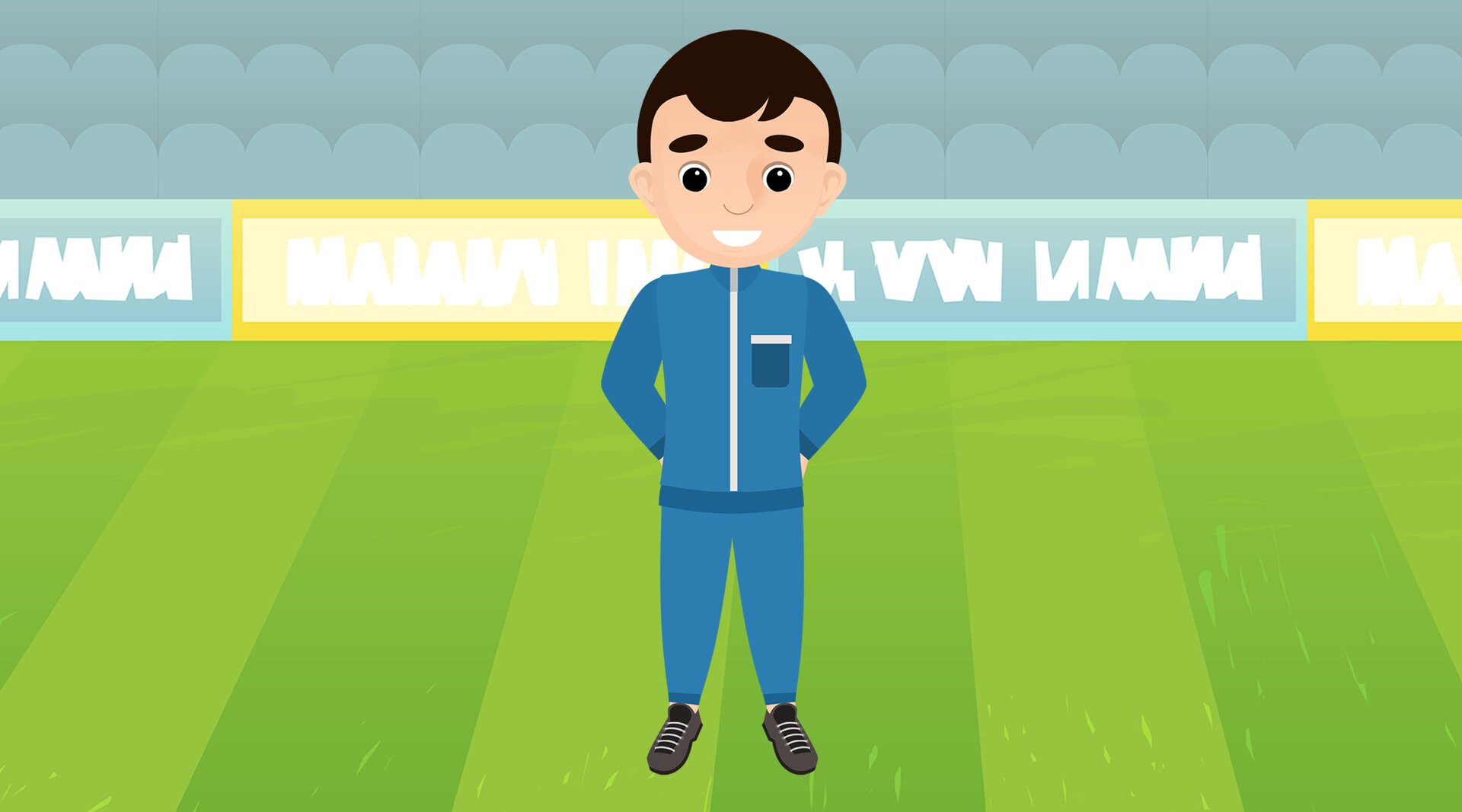 Ilustracja przedstawia trenera.