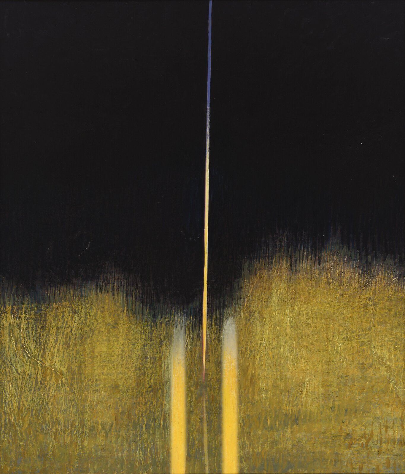 Ilustracja przedstawia obraz Piotra Zaporowicza pt. „Creatio ex nihilo I, X”. Ukazuje ona żółto-niebieską linię na tle czarno-żółtym.