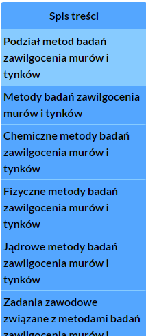 Przykładowy wygląd spisu treści