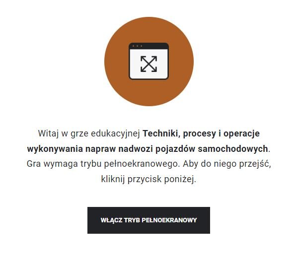 Przejście do trybu pełnoekranowego