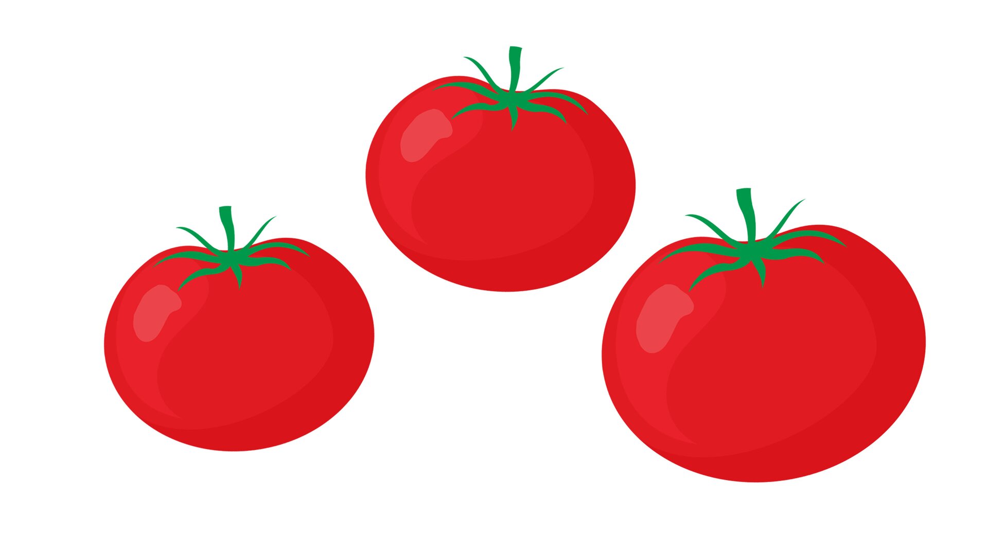 Na ilustracji znajdują się pomidory.