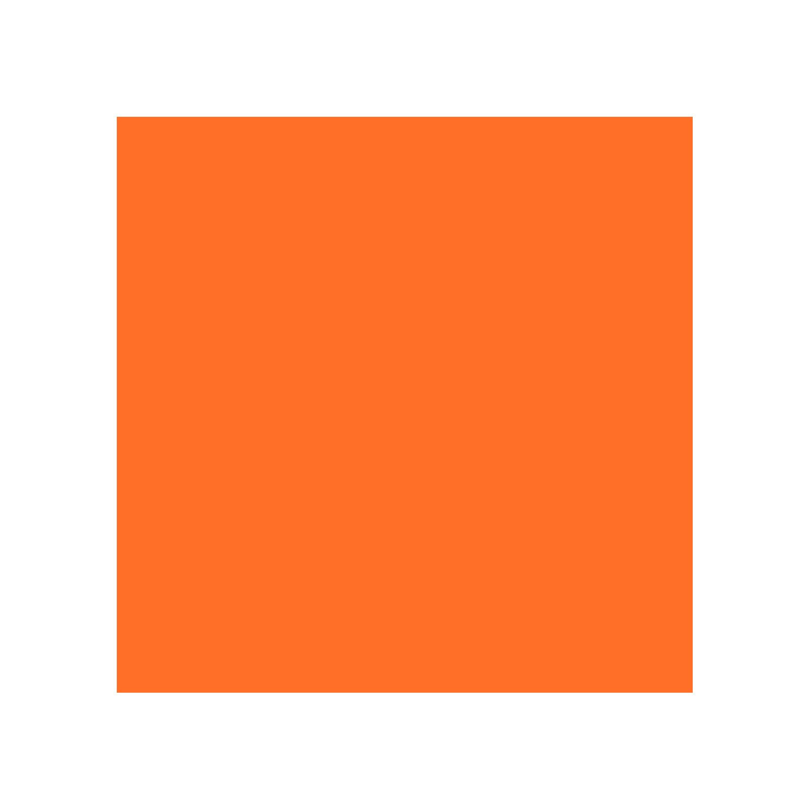 Ilustracja przedstawia pomarańczowy kwadrat.