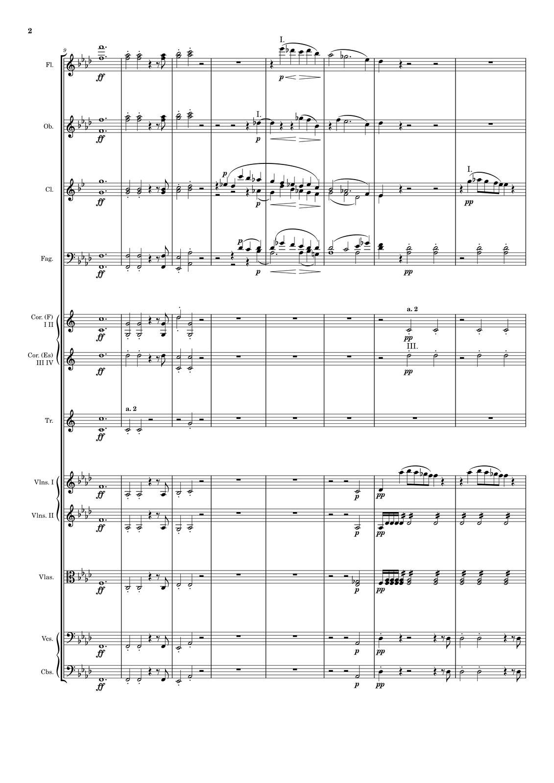 Ilustracja przedstawia stronę partytury utworu.