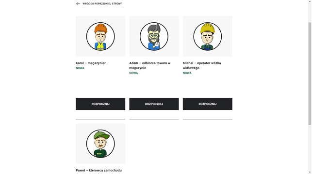 Przykładowy ekran gry