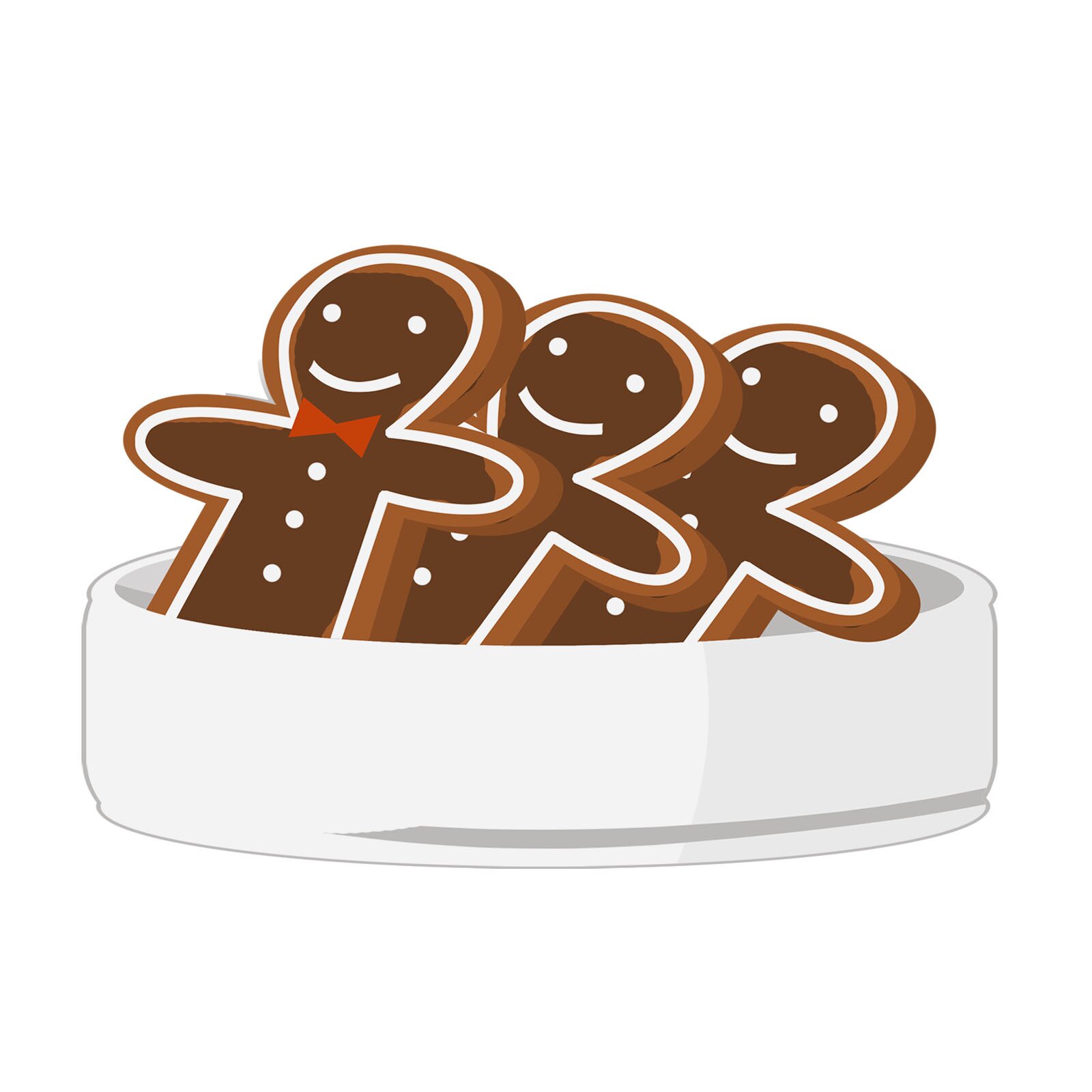 Na ilustracji ukazano miskę z piernikami.