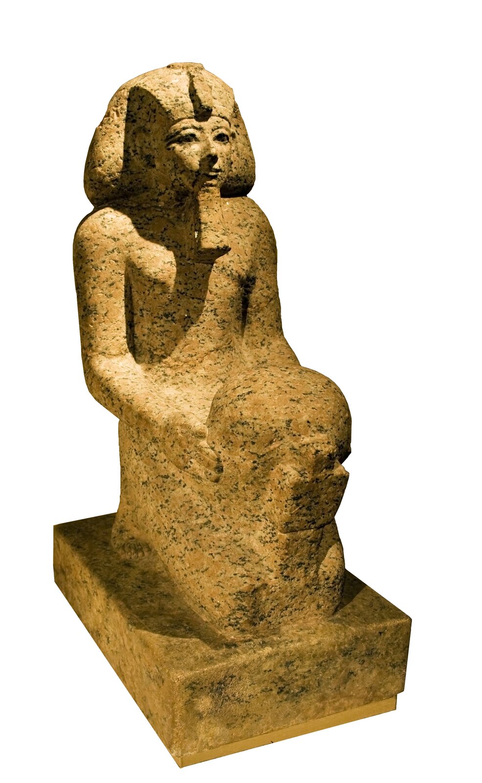 Posąg Hatszepsut, przechowywany obecnie w Nowym Muzeum w Berlinie Posąg Hatszepsut, przechowywany obecnie w Nowym Muzeum w Berlinie Źródło: domena publiczna.
