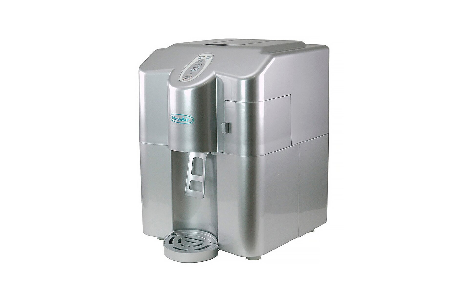 Zdjęcie przedstawia poglądowo kostkarkę do lodu.