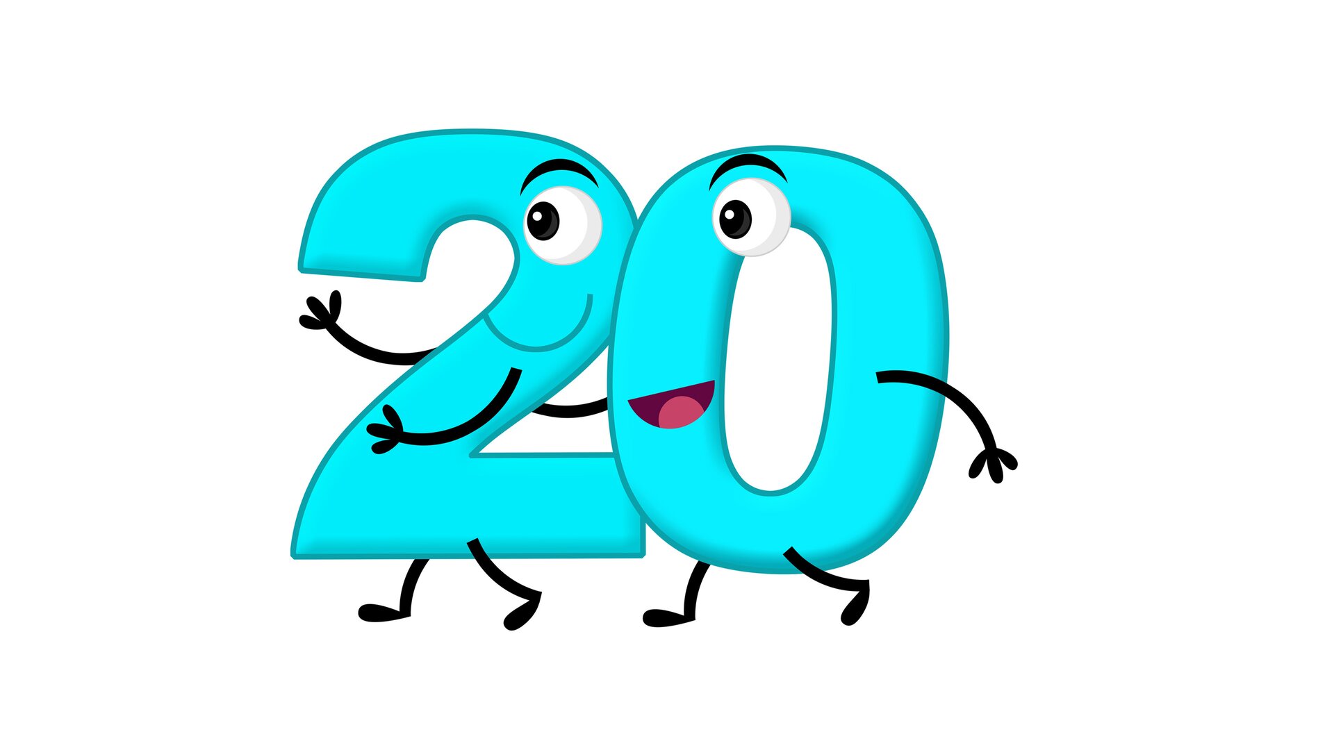 Na ilustracji znajduje się liczba dwadzieścia.