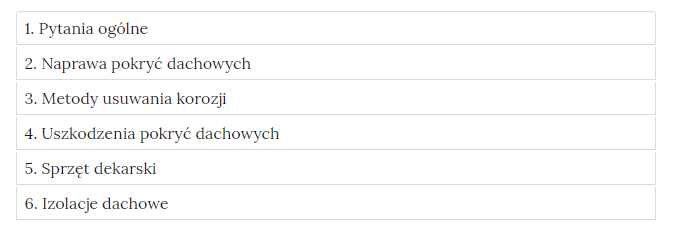 Przykładowy wygląd zakładek z interaktywnymi materiałami sprawdzającymi