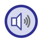 Grafika przedstawia symbol grającego głośnika.