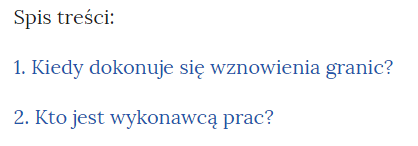 Zdjęcie przedstawia fragment spisu treści z e‑booka. Składa się on z dwóch punktów.