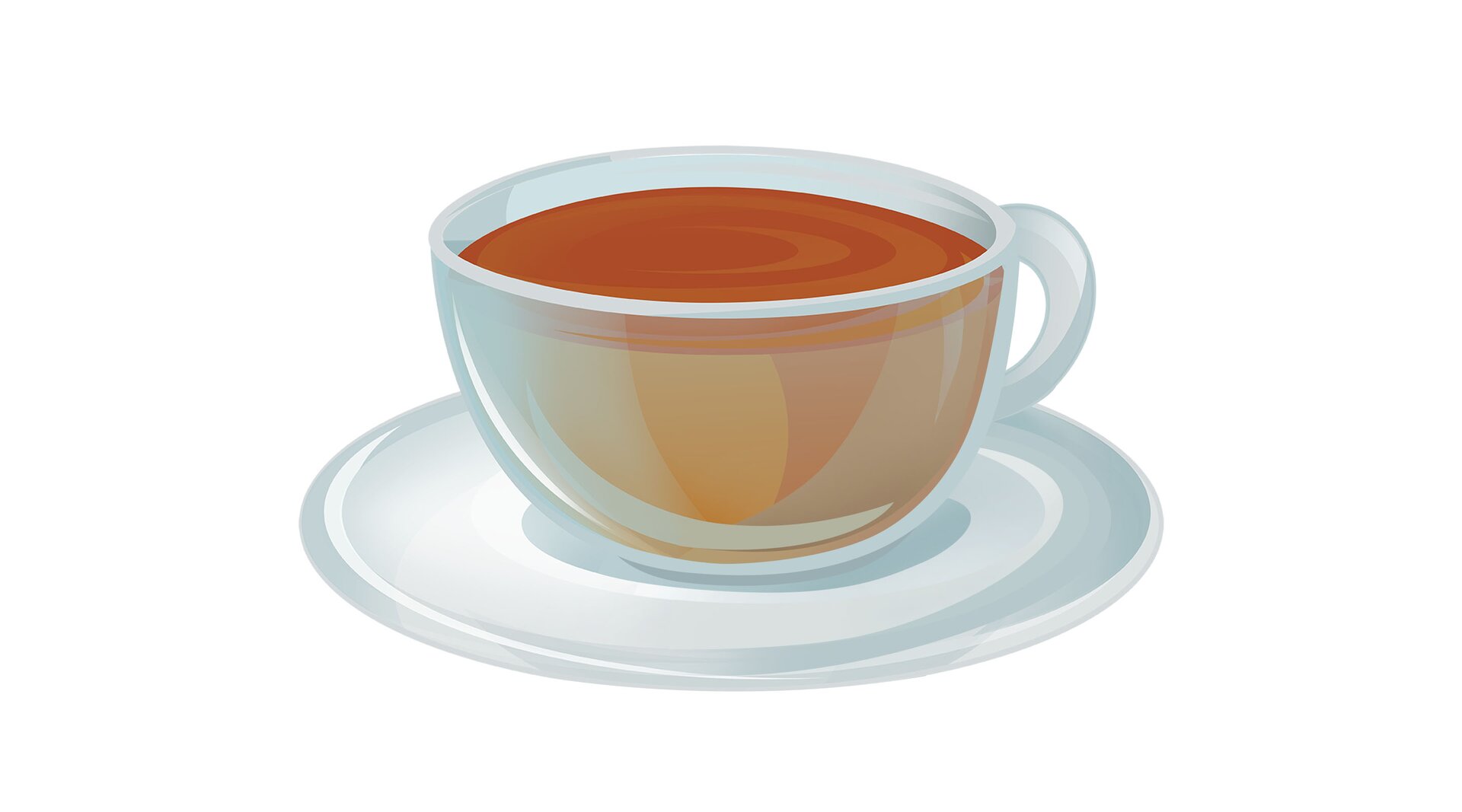 Ilustracja przedstawia filiżankę z herbatą.