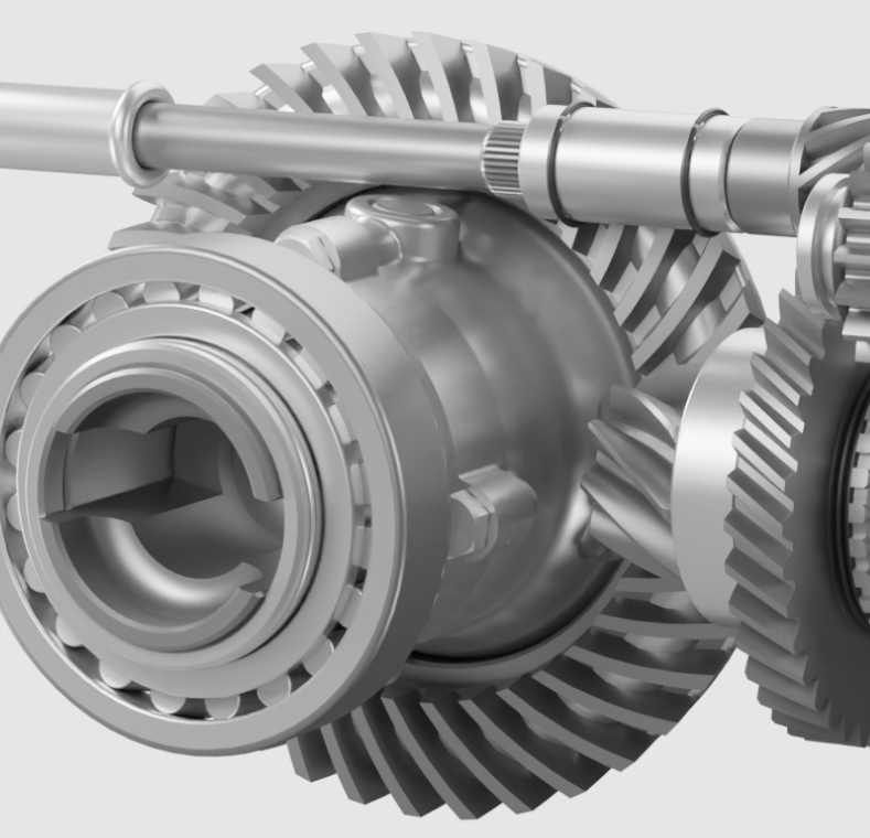 Na ilustracji koła talerzowe, są to koła posiadające ząbki, za pomocą których się zazębiają. Współpracują z wałkiem atakującym. Są elementami przekładni głównej, która jest umiejscowiona w moście napędowym.