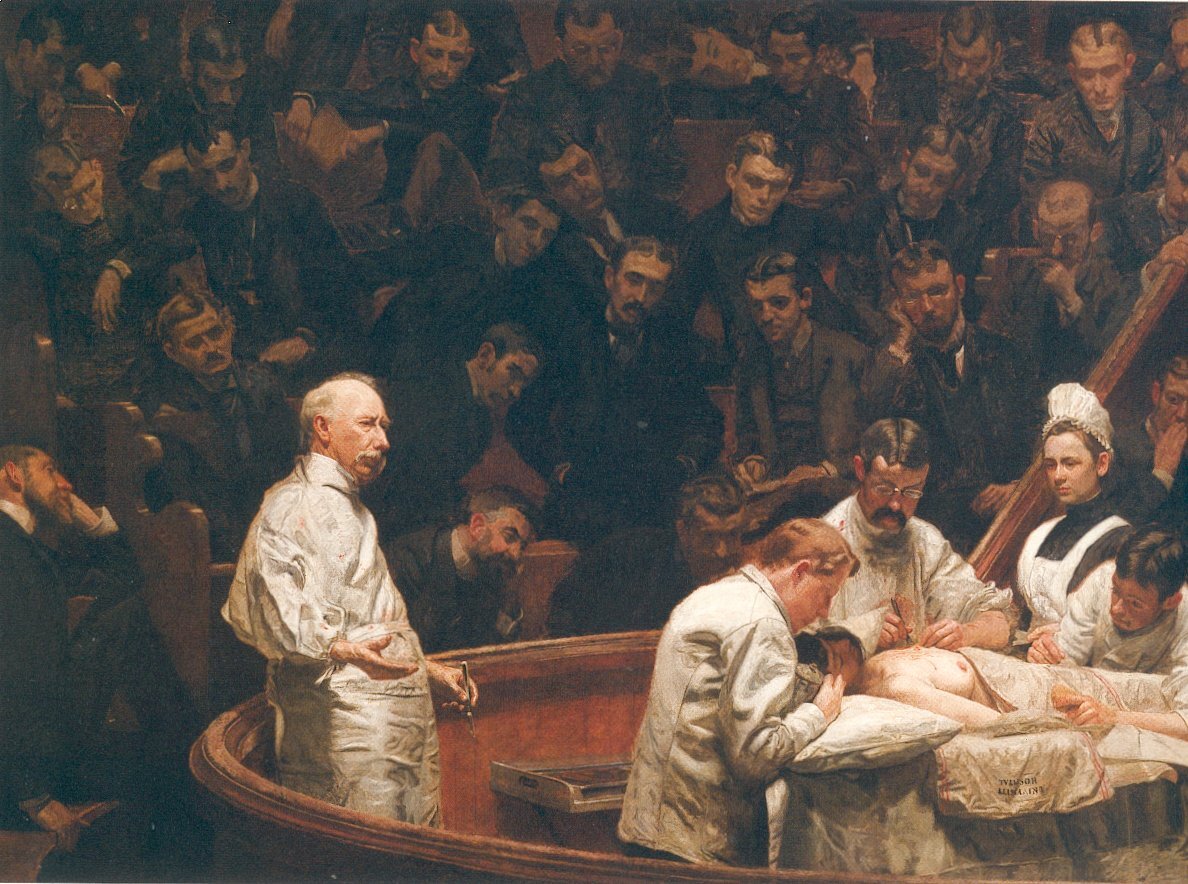 Klinika doktora Agnew Źródło: Thomas Eakins, Klinika doktora Agnew, 1889, domena publiczna.