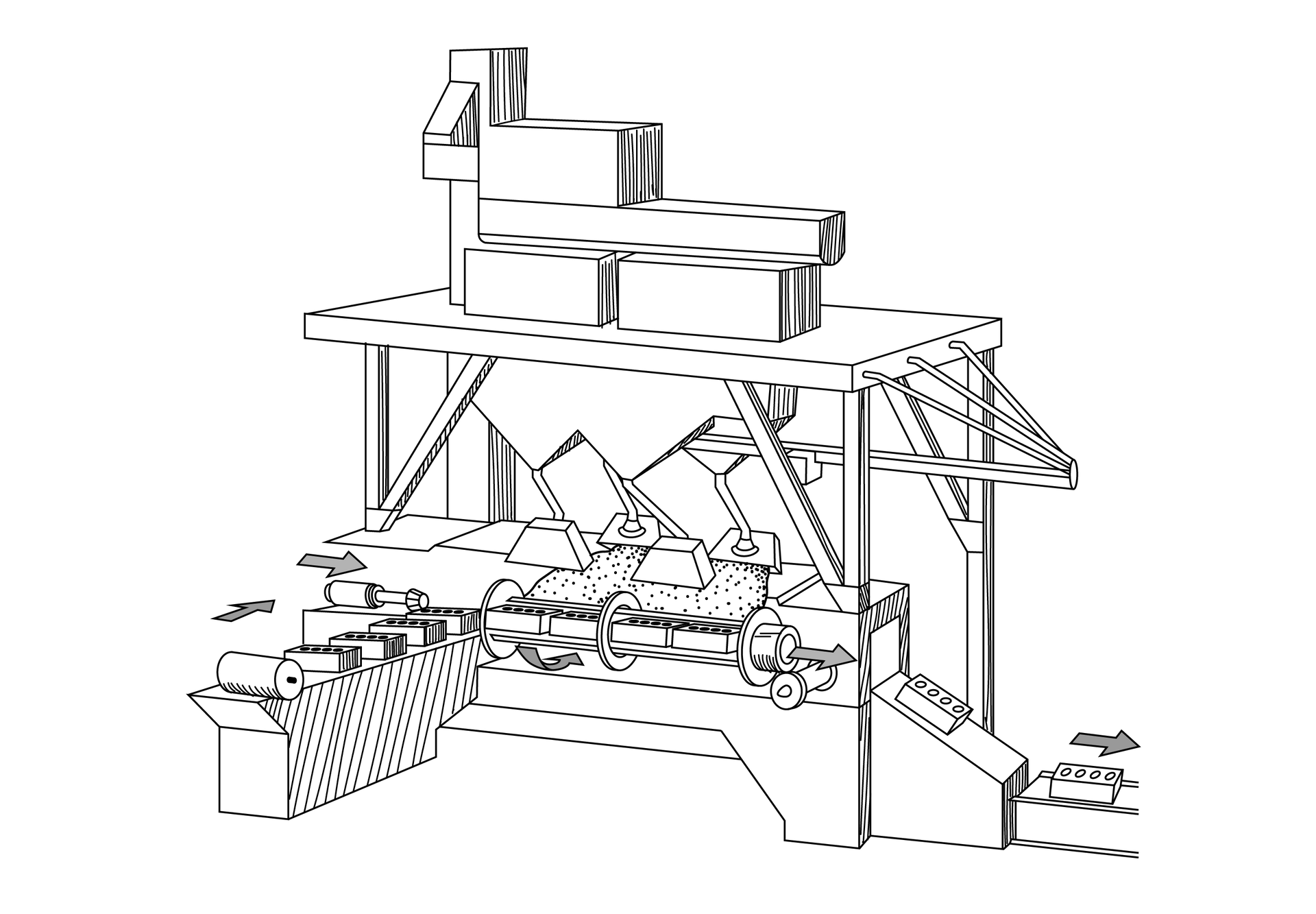 Oczyszczarka wirnikowo - bębnowa