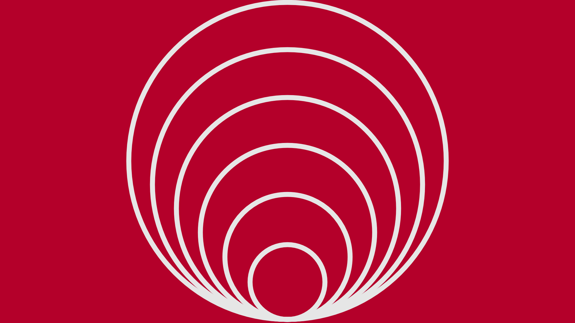 Ilustracja przedstawia sześć okręgów. Od najmniejszego na dole każdy następny jest coraz większy. Razem tworzą spiralę w perspektywie.