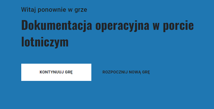 Ekran powrotu do gry.