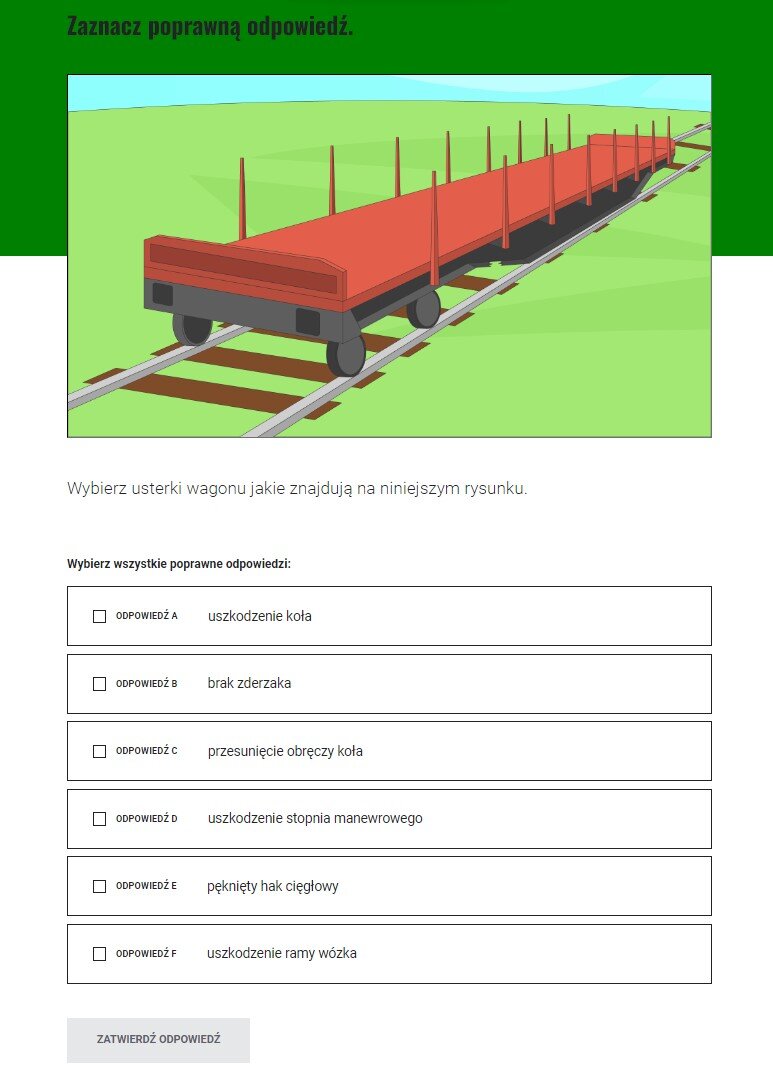 Zadanie wielokrotnego wyboru