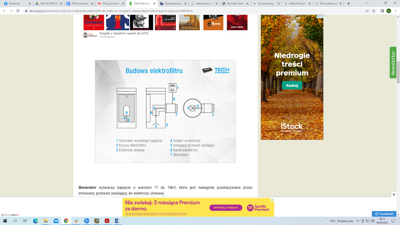 Rys. 17.6. Budowa elektrofiltru