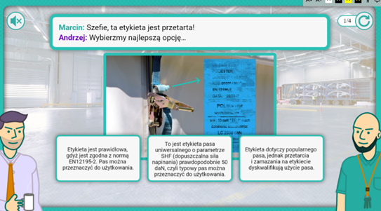 Przykładowe zadanie w grze