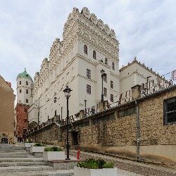 Fotografia barwna przedstawiająca Zamek Książęcy w Szczecinie.